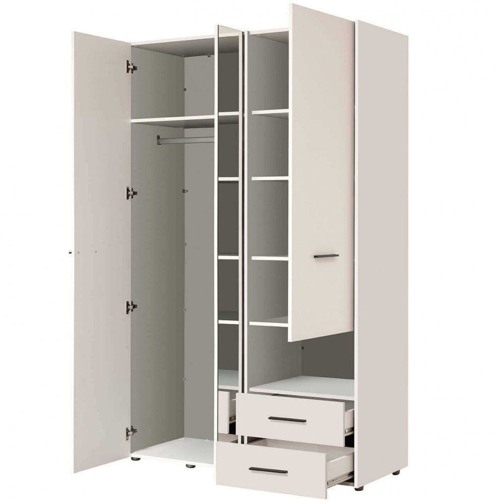 Armadio Leon Bianco Opaco 127,5 cm - MS801217 - foto 9