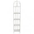 SCAFFALE ENORA 5 PIANI BIANCO ANTICO