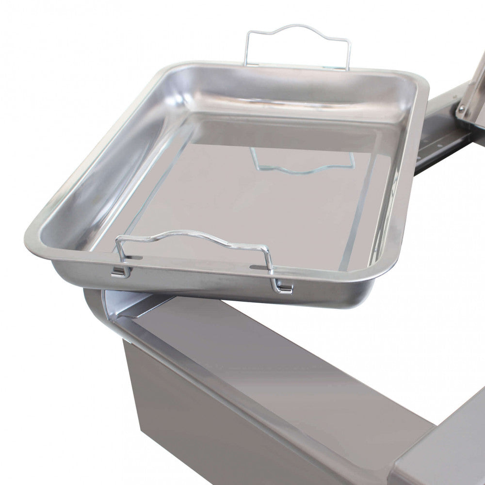 Fornello laterale e vaschetta di sgocciolamento del Barbecue a Gas Texas 3+1 Fuochi by Albert