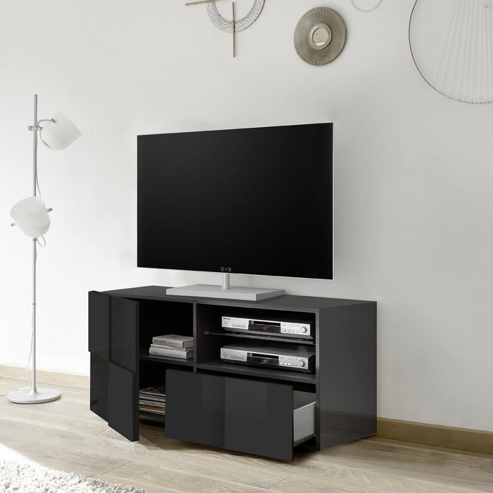 Base TV Lorenzo Piccola Grigio Lucido - ML802442 - foto 4