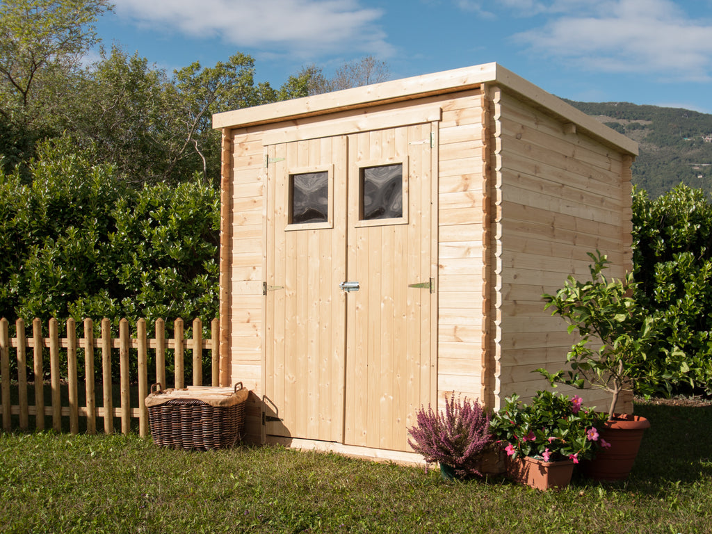 Losa Esterni da vivere Casetta in Legno con Incastri Blockhouse