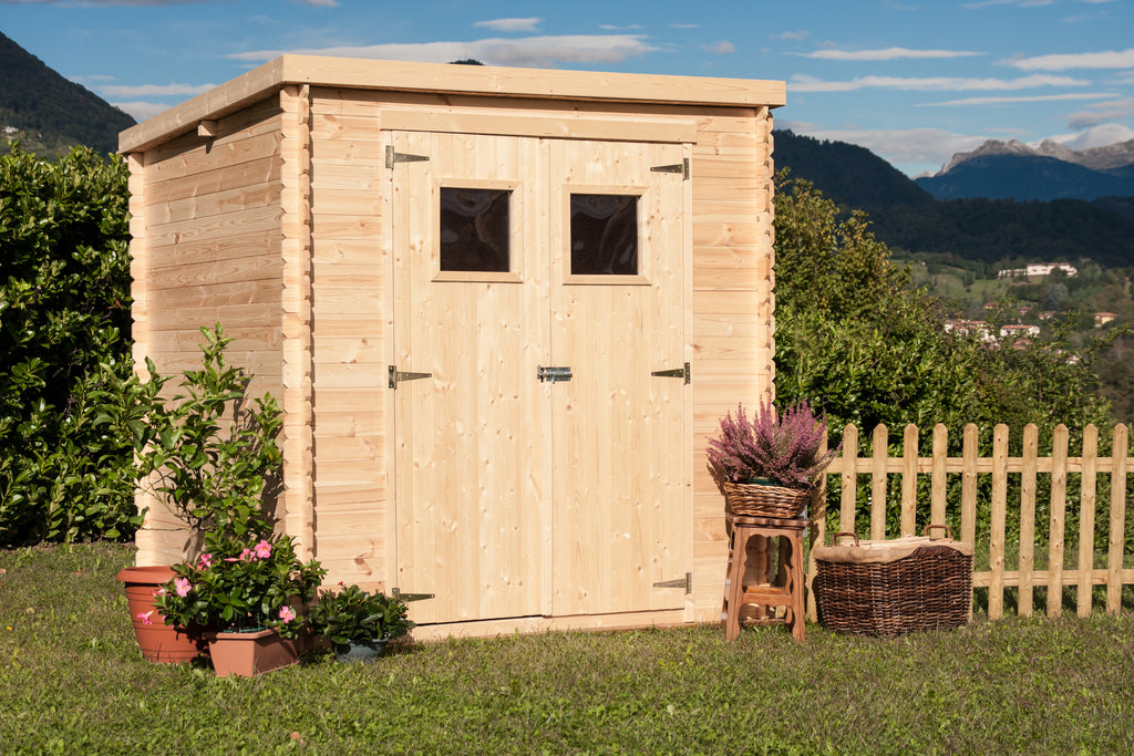 Losa Esterni da vivere Casetta in Legno con Incastri Blockhouse