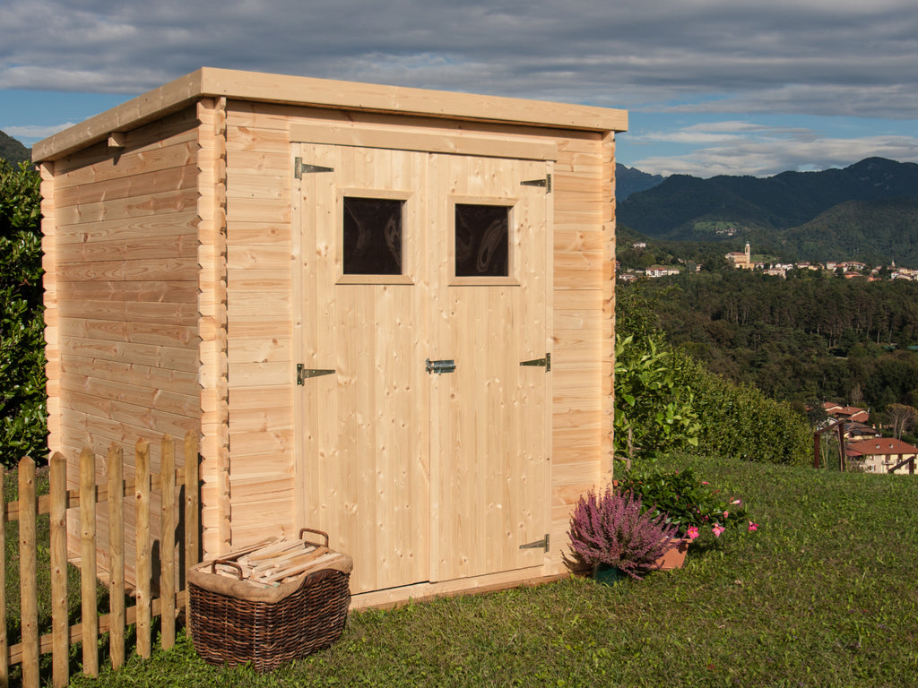 Losa Esterni da vivere Casetta in Legno con Incastri Blockhouse