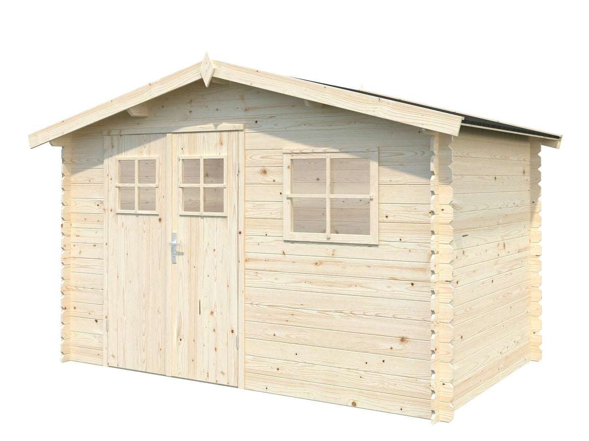 Casetta da giardino Latina 320x205 cm in abete - 101933 - foto 5