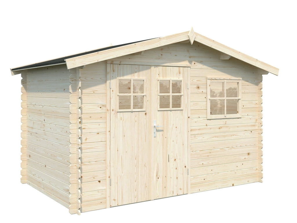 Casetta da giardino Latina 320x205 cm in abete - 101933 - foto 6