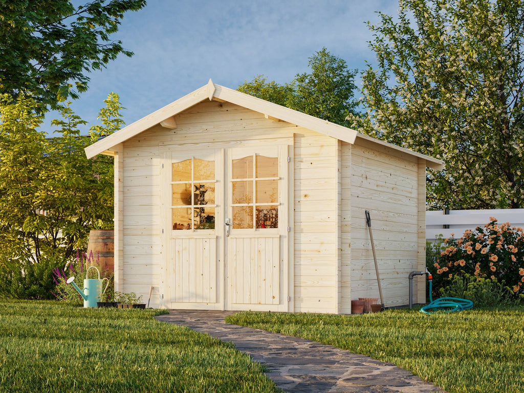 Casetta da giardino Lotta A 296x296 cm in abete - 101482