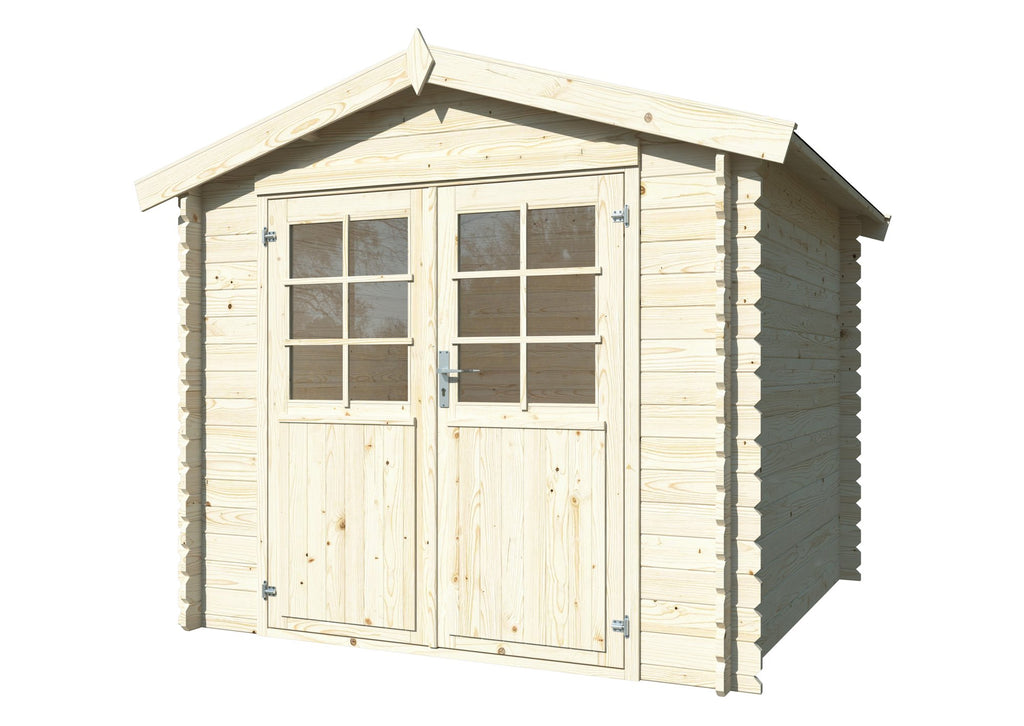 Casetta da giardino Noemi 250x250 cm in abete grezzo - 101437 - foto 4