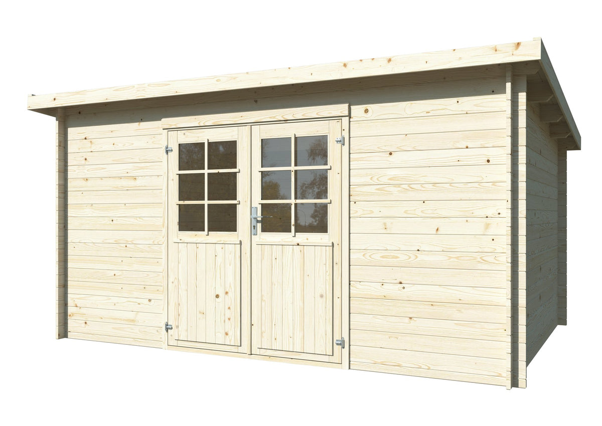 Casetta da giardino Nora B 406x292 cm in abete - 119231 - foto 4