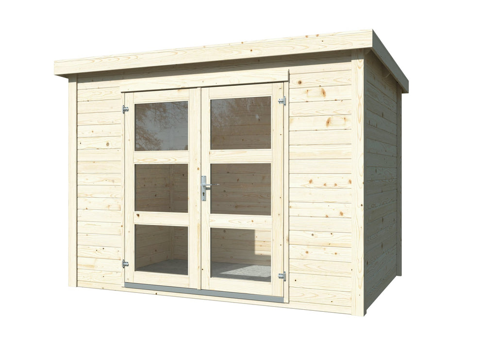 Casetta da giardino Olivia 1 280x184 cm in abete grezzo - 119223 - foto 4