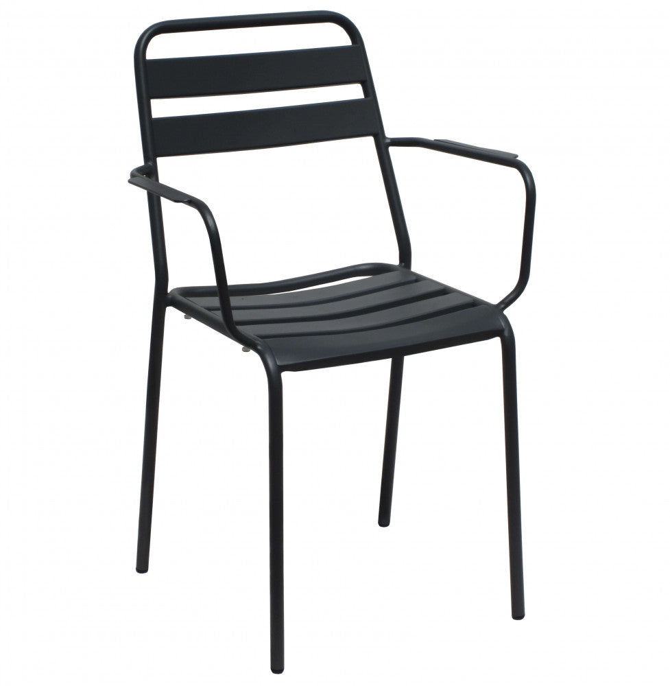 Cosma Poltrona In Acciaio Verniciato - FE802539-GREY - foto 3