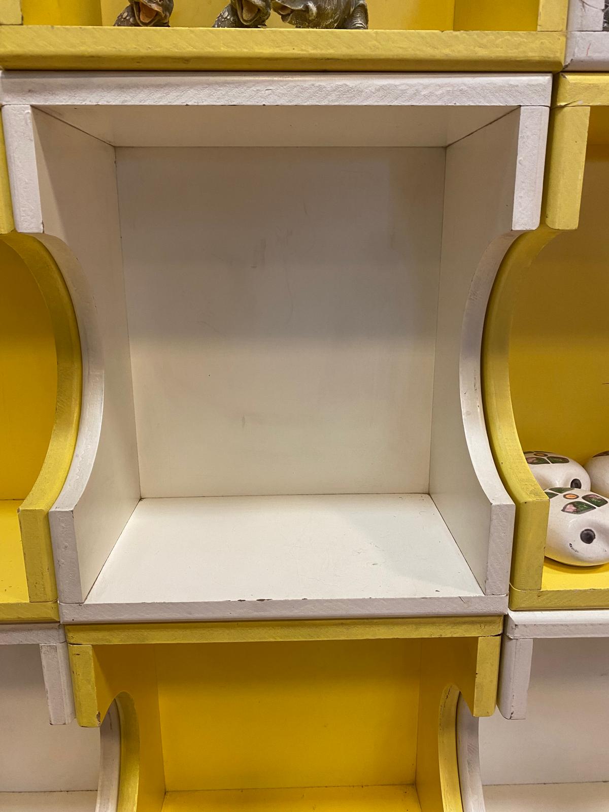 Cubo decorativo in legno