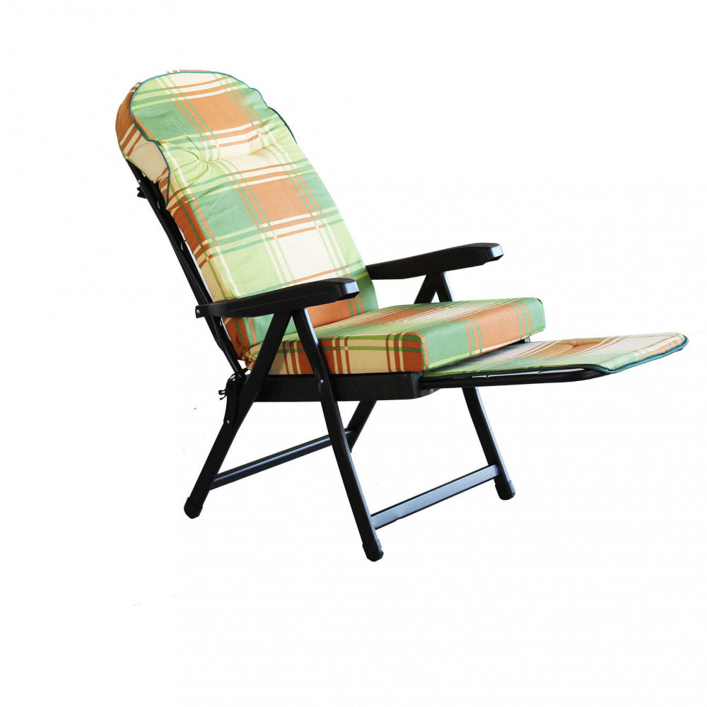 HAITI CHAIR CHAIR, GELBE UND SCHOTTISCH ORANGE TROLLEY-MODELL