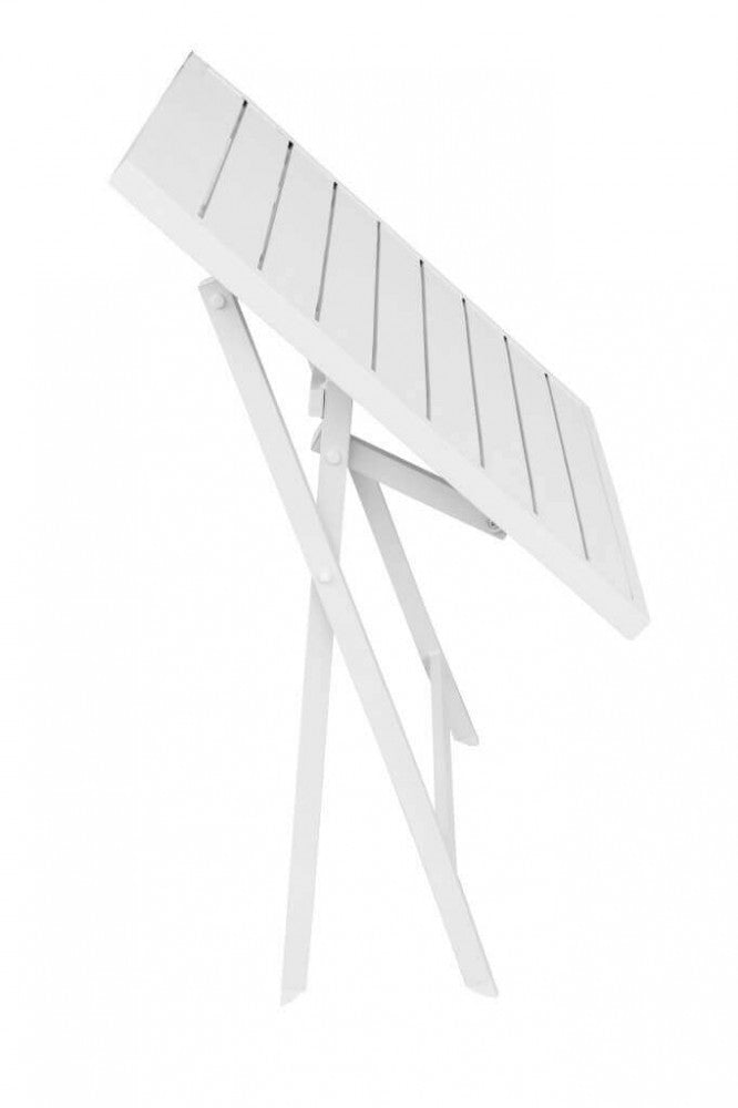 Dettaglio Chiusura del Tavolo pieghevole per esterni Alabama, elegante e funzionale, perfetto come appoggio su terrazze e balconi | Albert Stock