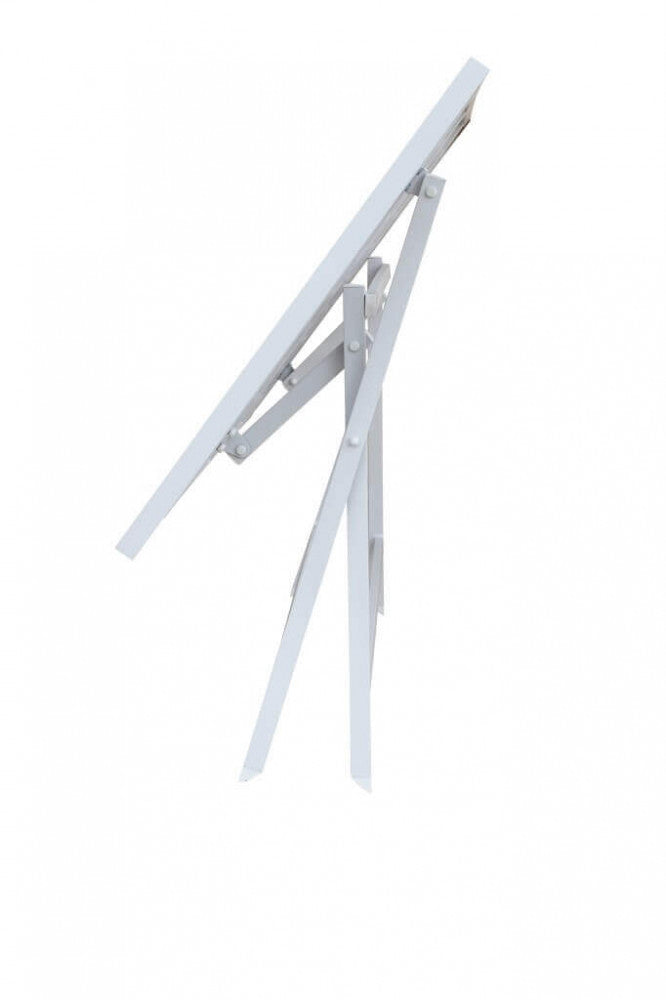 Dettaglio chiusura del Tavolo pieghevole per esterni Alabama, elegante e funzionale, perfetto come appoggio su terrazze e balconi | Albert Stock