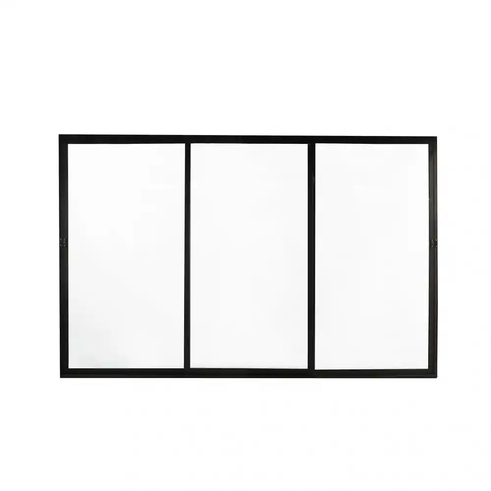 pannello laterale scorrevole con vetro per pergola bioclimatica lato 4m colore antracite