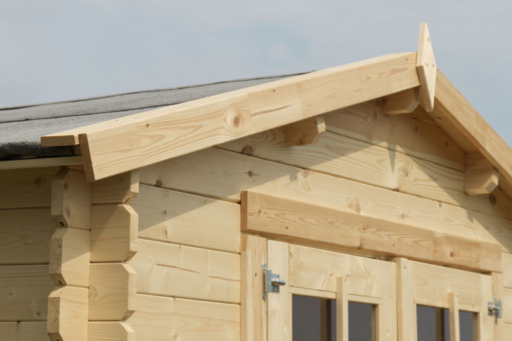 Dettaglio del tetto della casetta Astrid