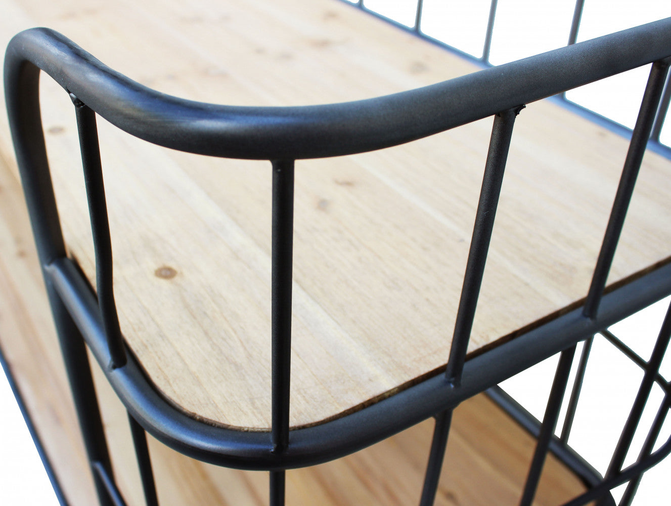 Dettaglio Vista Frontale Credenza moderna Mobile Abner per soggiorno, con ampio spazio di archiviazione | Albert Stock