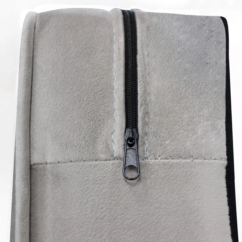 Divano 2 Posti Chandler in Velluto Tortora (152 cm), design moderno, seduta confortevole, dettaglio schienale