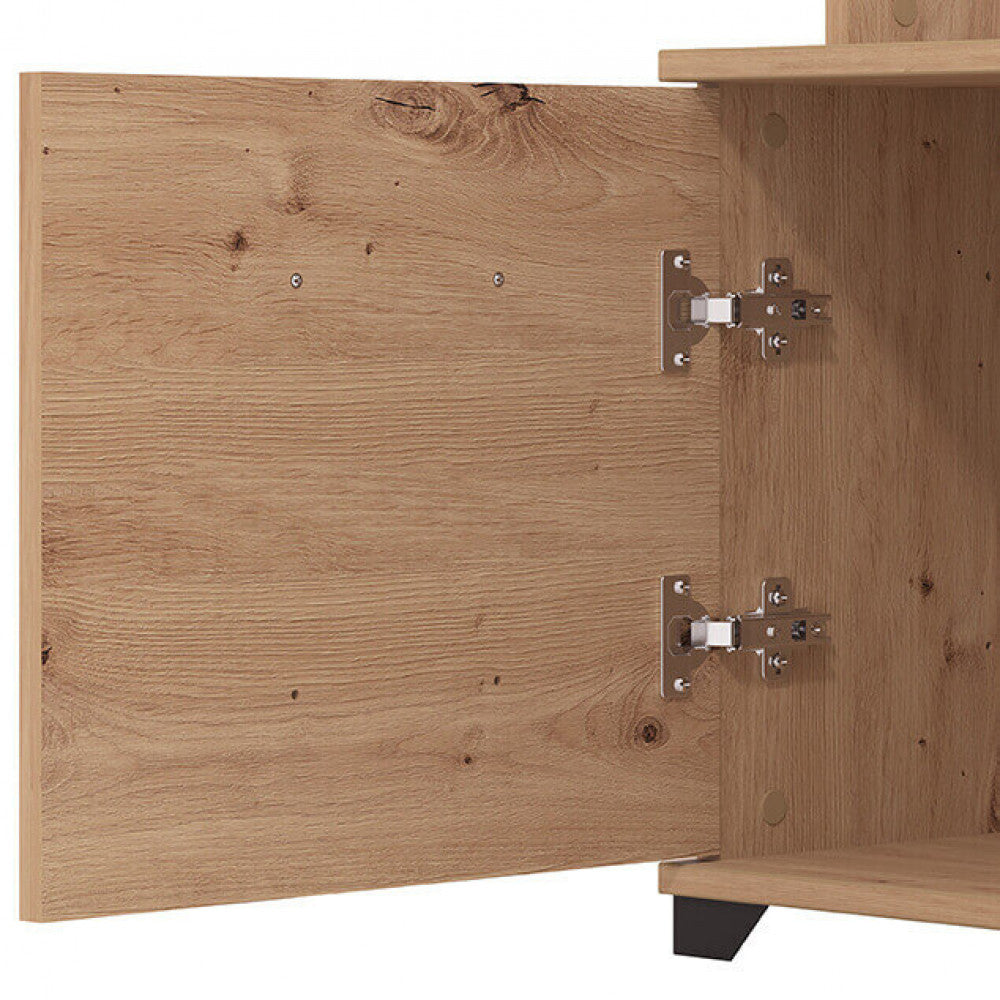 SOGGIORNO ALHAMBRA ROVERE ARTIGIANO E CARBON