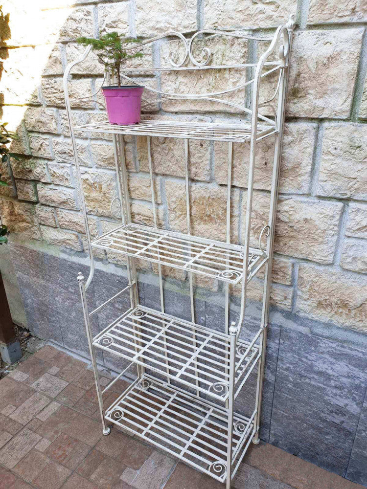 Étagère Noelle 4 Piani in Ferro Bianco Antico - MF802615 - foto 5
