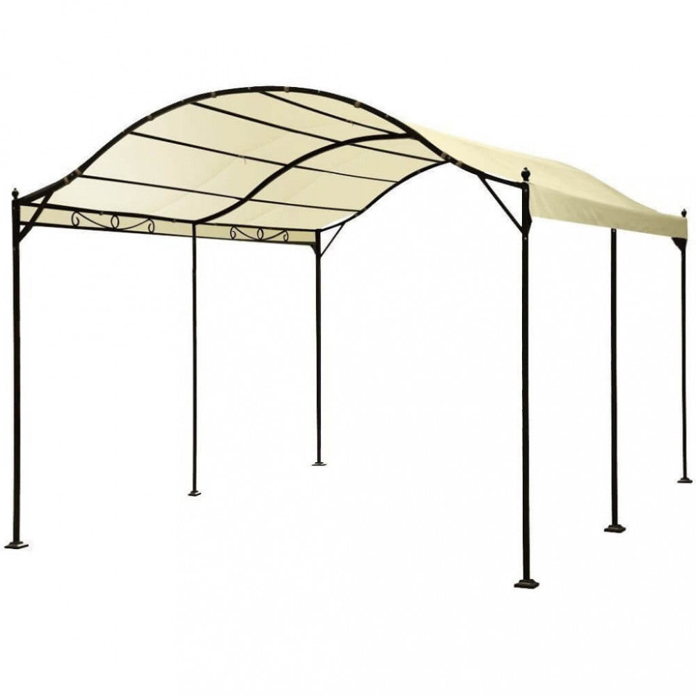 Disegno tecnico del gazebo Cosma GA802016 con dimensioni 300x400x250 cm