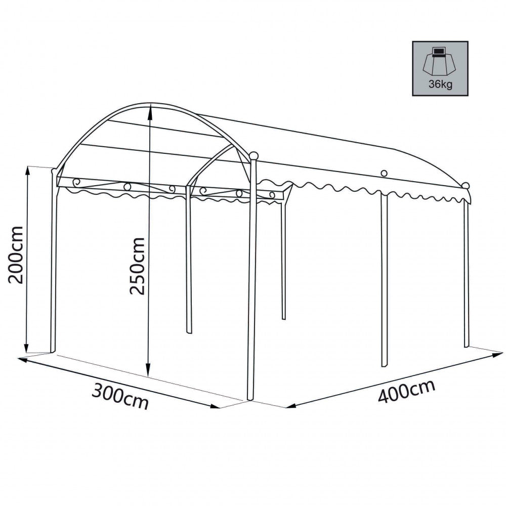 Cosma Gazebo Struttura ad Arco