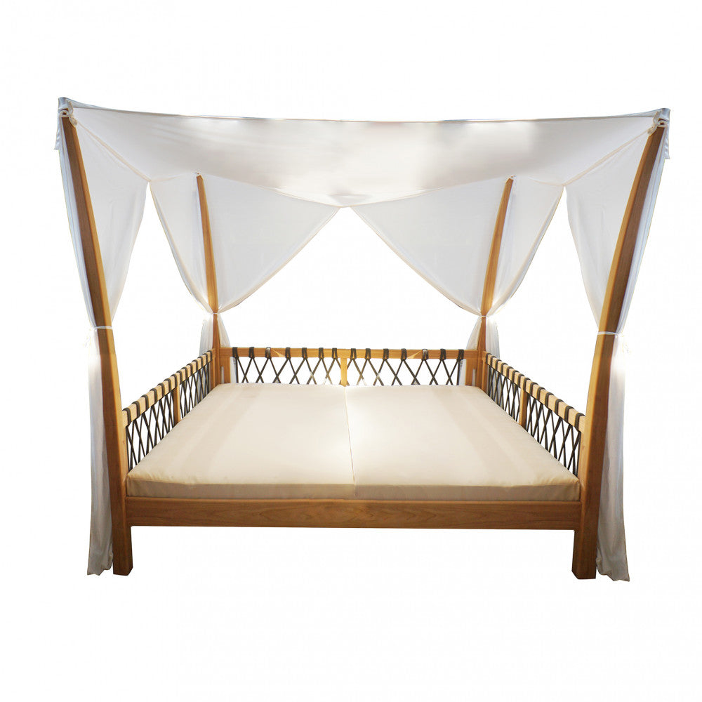Gazebo Letto Seoul in Teak con Cuscini 2 Posti - TE804339 - foto 3