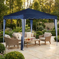Gazebo pieghevole Cosma blu navy