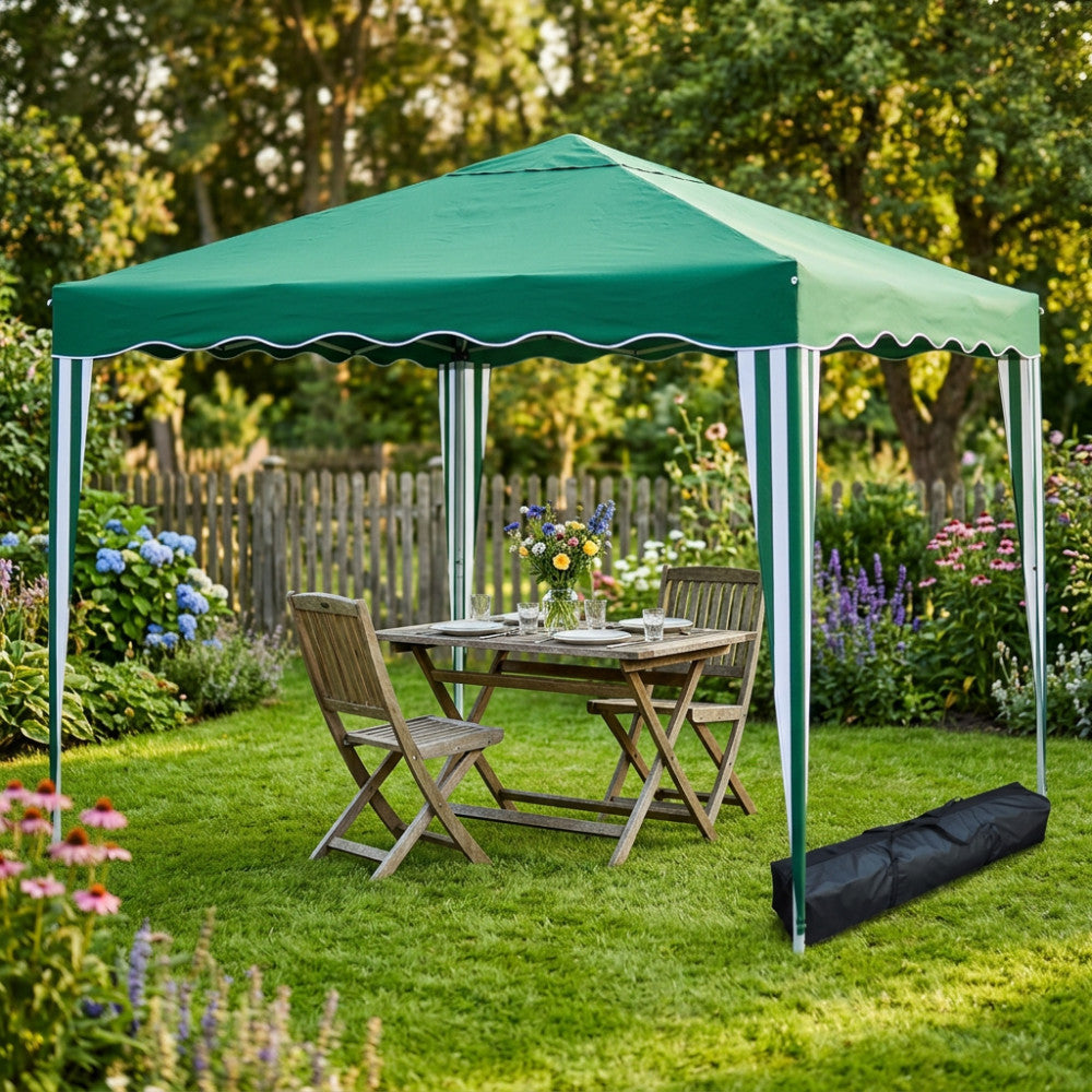 Dettaglio mantovana sagomata gazebo Cosma