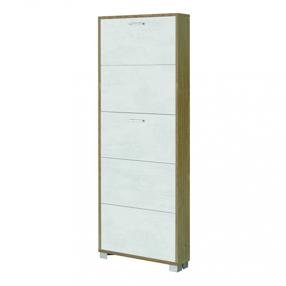 SCARPIERA 5 ANTE P.18 NOCE STELVIO E OSSIDO BIANCO