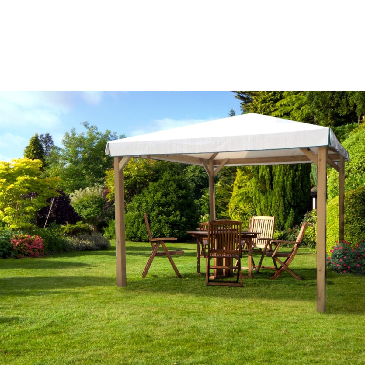 GAZEBO ISCHIA 300X300 SENZA GRIGLIATI