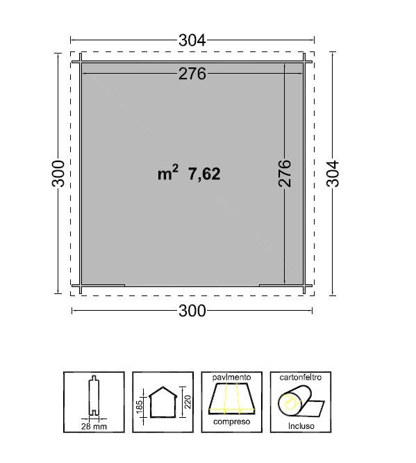 CASETTA ASIA CM 300X300