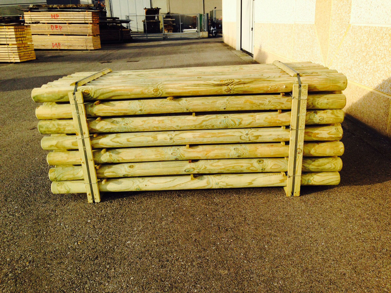 PALI IMPREGNATI DIAM. 08 LUNGH. CM.300