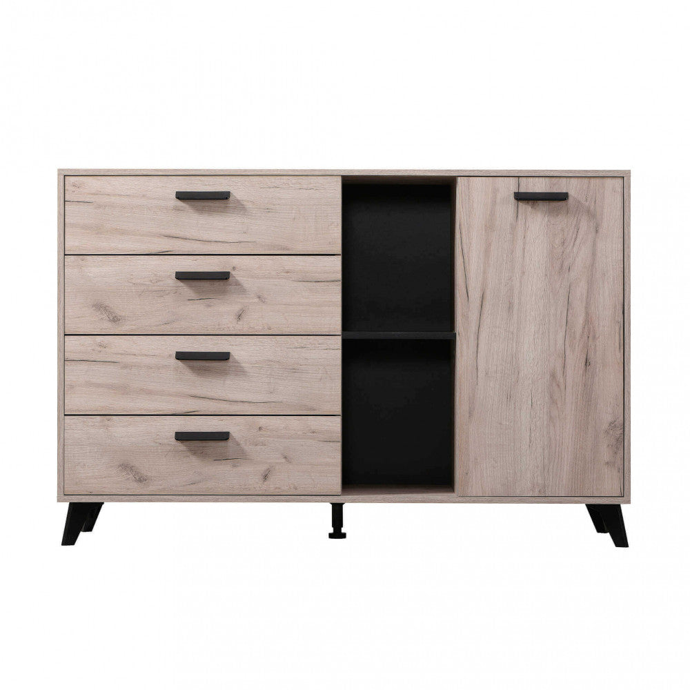 MOBILE UMBRIA ROVERE GRIGIO E NERO