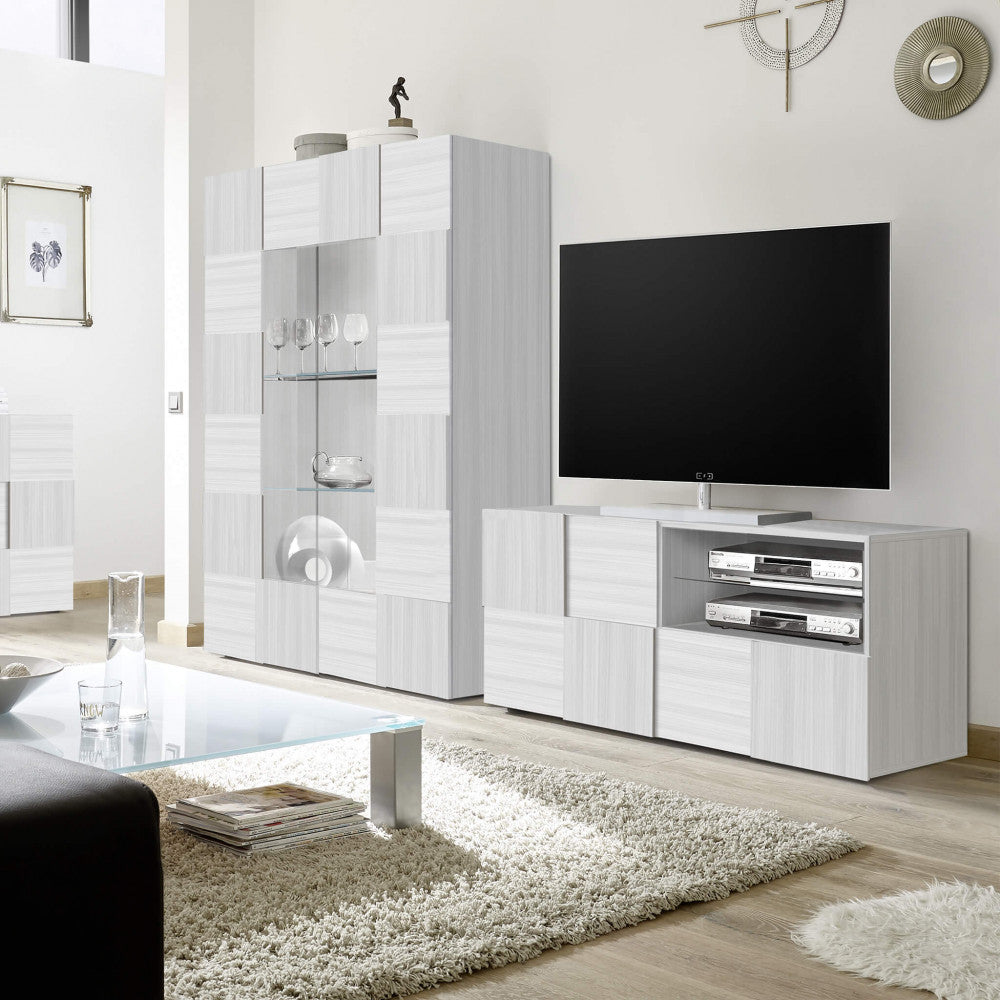 Base TV Piccola Bianco Lucido "Lorenzo"