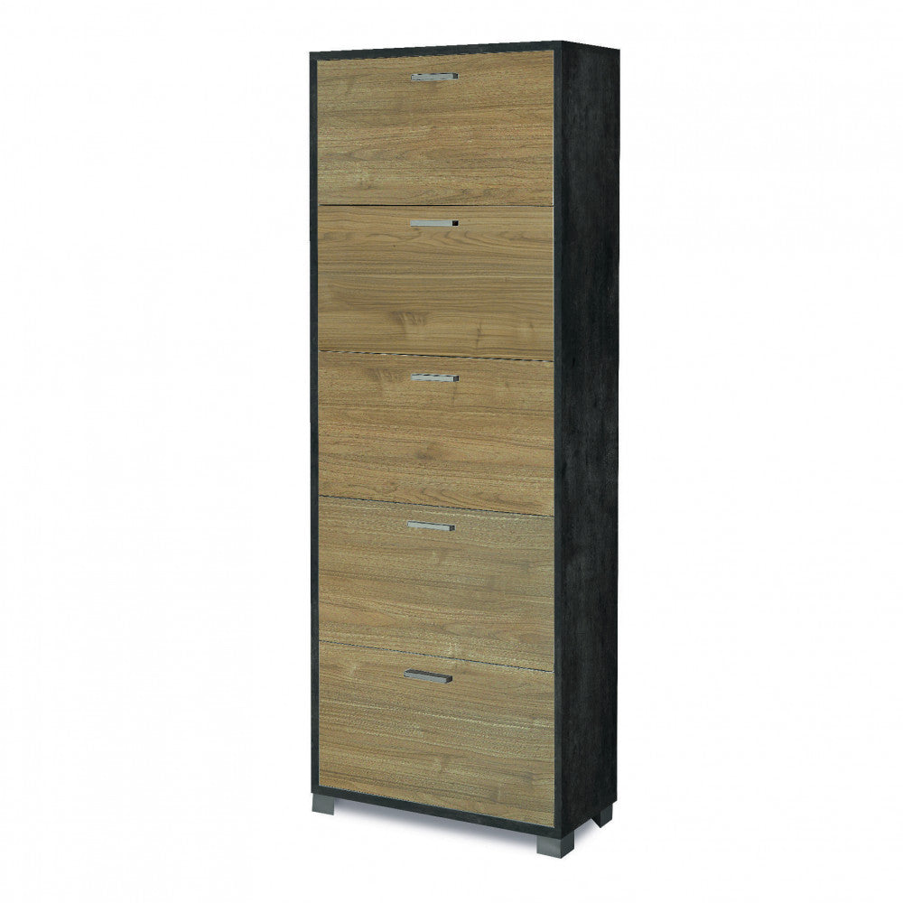 SCARPIERA 5 ANTE P.29 OSSIDO NERO E NOCE STELVIO