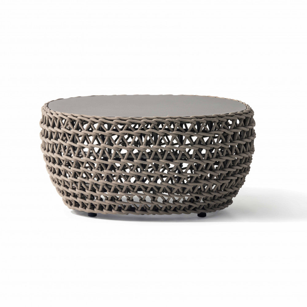 Tavolino Rotondo Lafayette Beige