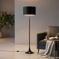 Lampada a stelo Cosma Lyra nera