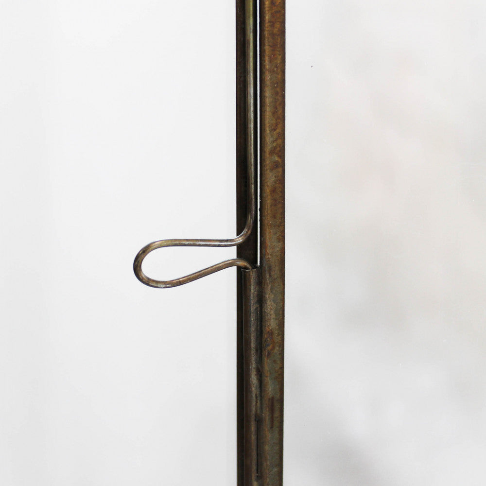 Lanterna Karrie Grande, alta 83 cm, in metallo bronzo per arredo esterno Sistema chiusura