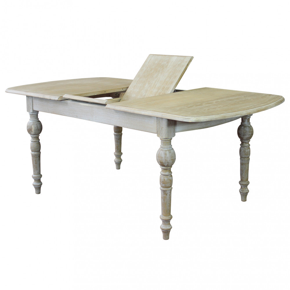 TAVOLO CROSS ROUND 150/190 X 100 NATURALE