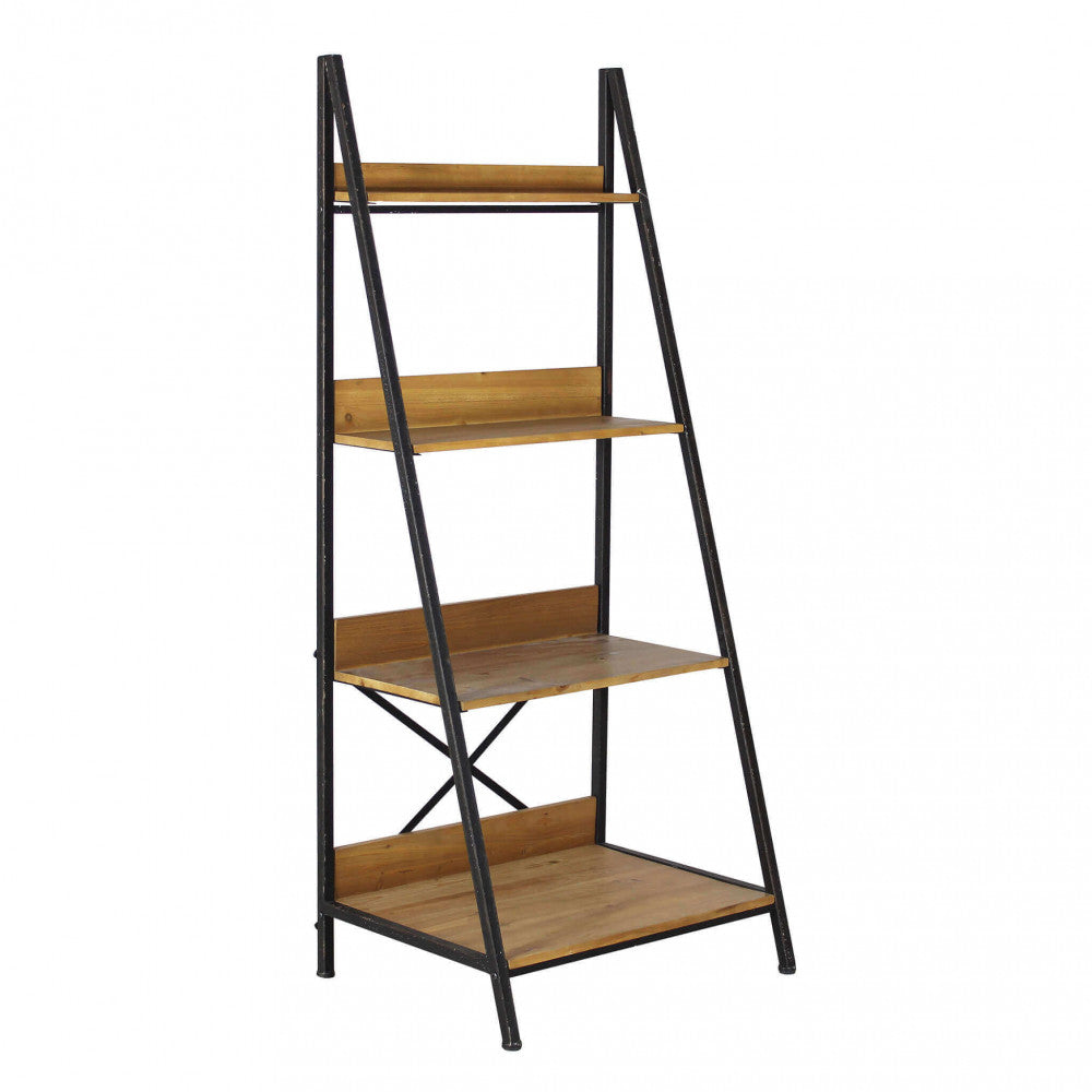 Libreria Basil con quattro ripiani spaziosi, design funzionale per uffici e ambienti domestici | Albert Stock