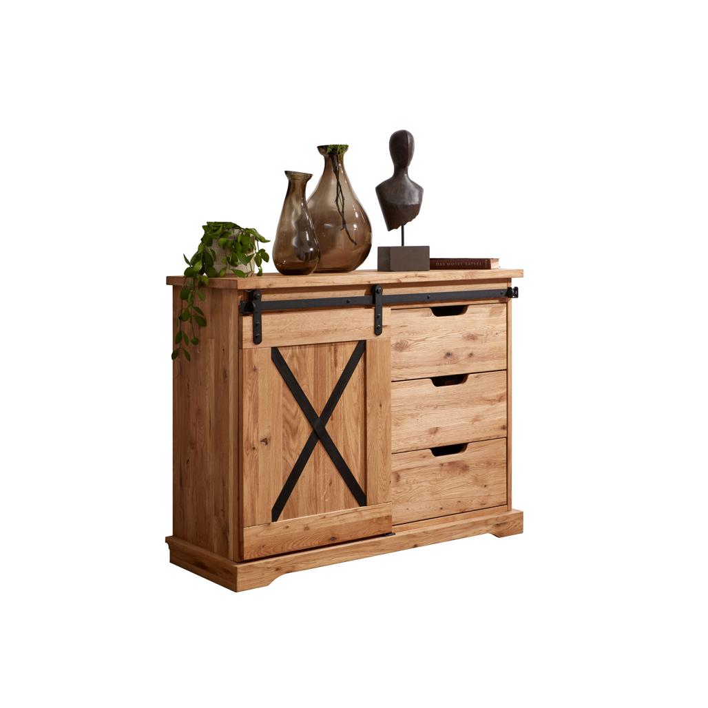 La Madia Nyks I ambientata in un soggiorno contemporaneo, che ne sottolinea l'eleganza e l'integrazione stilistica | Albert Stock