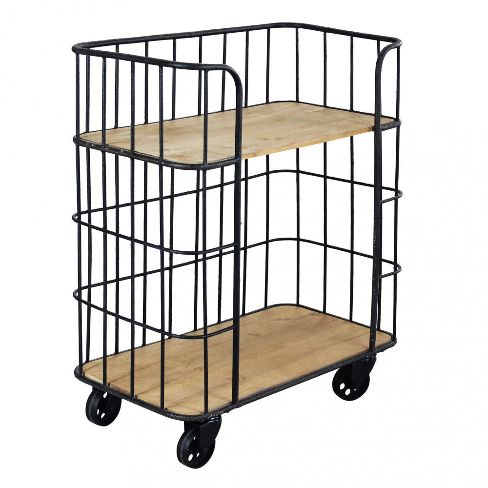 Libreria Allyn con due ripiani spaziosi per libri e oggetti decorativi | Albert Stock