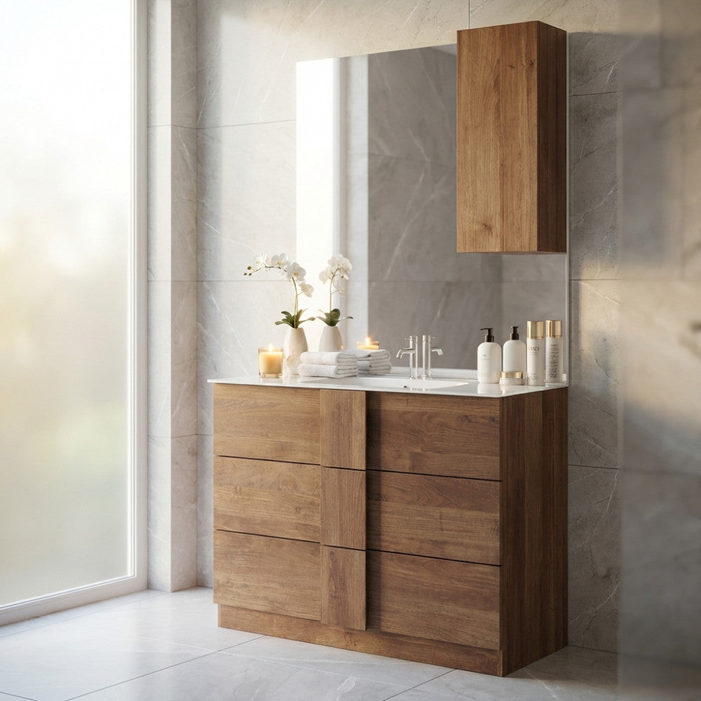 Mobile Bagno a Terra Mattia 100 cm Mercure - ML802422
