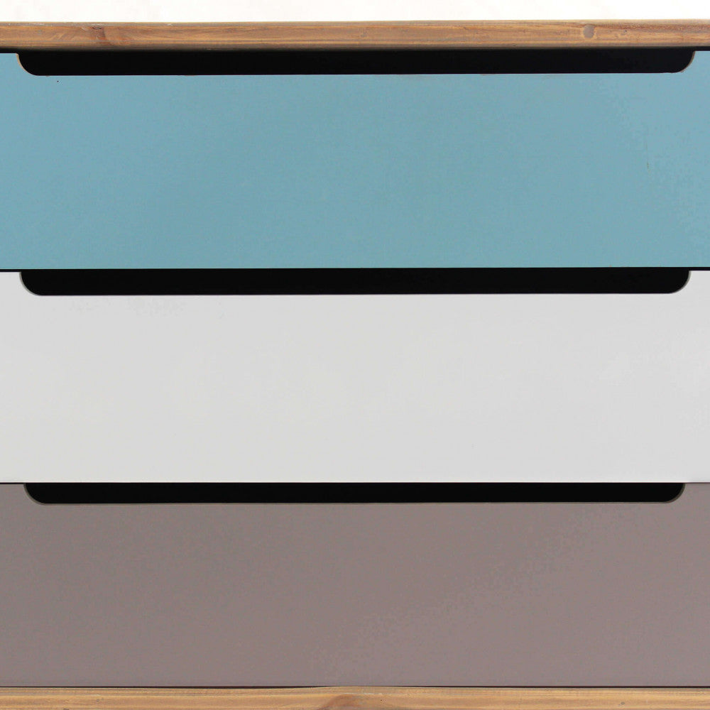 Cassettiera Cosma Con Dettagli Multicolor