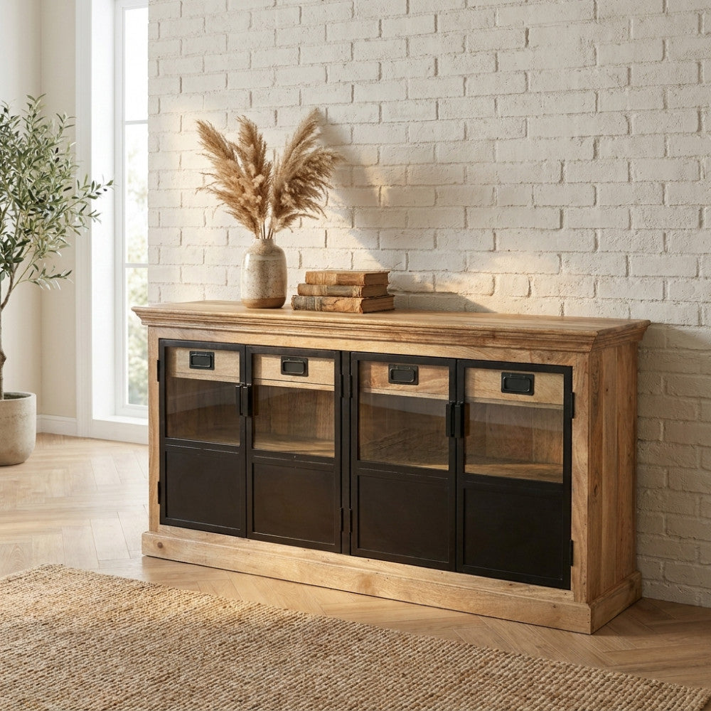 Mobile Clem 2 Ante in Legno di Mango - MO807414