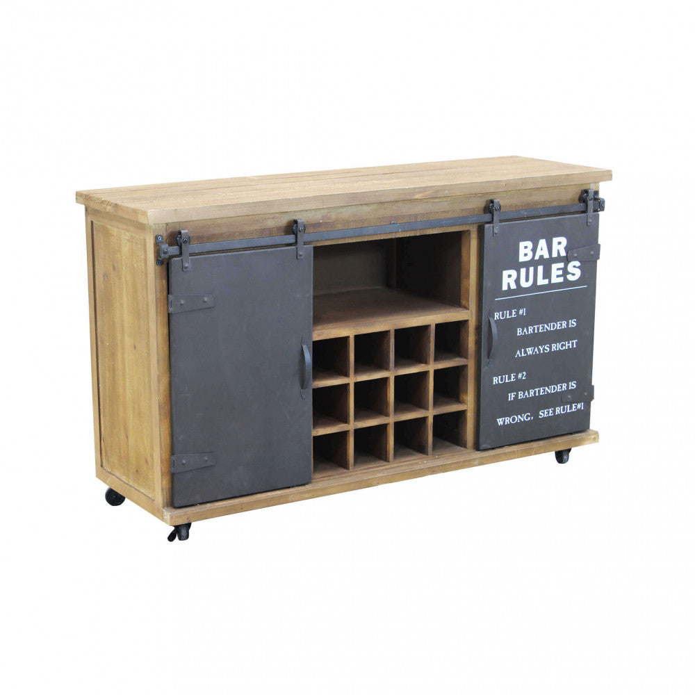 Credenza moderna Mobile Edmond con 13 ripiani e ampio spazio di archiviazione, ideale per soggiorno o sala da pranzo | Albert Stock