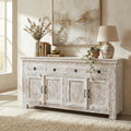 Mobile Harrison 4 Ante e 4 Cassetti in Mango Bianco - MO807382