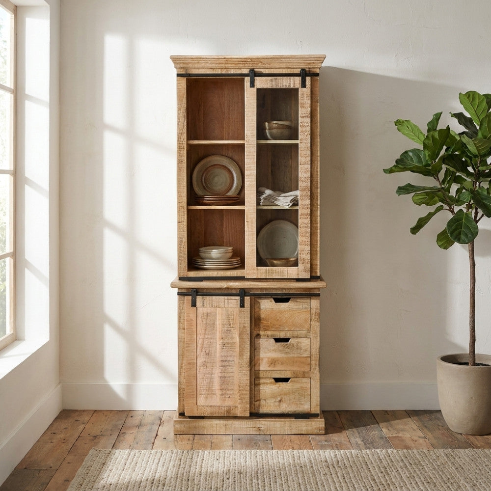 Mobile Nathaniel 3 Ante in Legno di Mango - MO807415