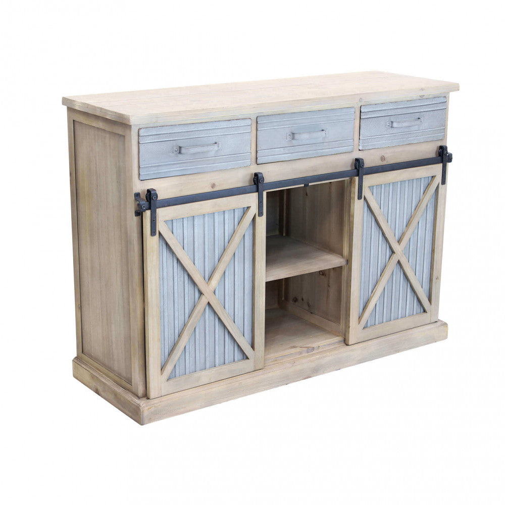 Mobile soggiorno stile industrial Dolph